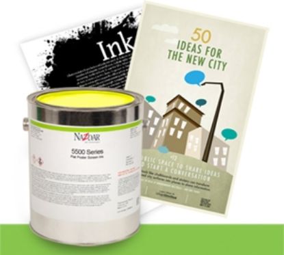 Εικόνα της Nazdar 5500 Series SV Fluorescent Screen Ink